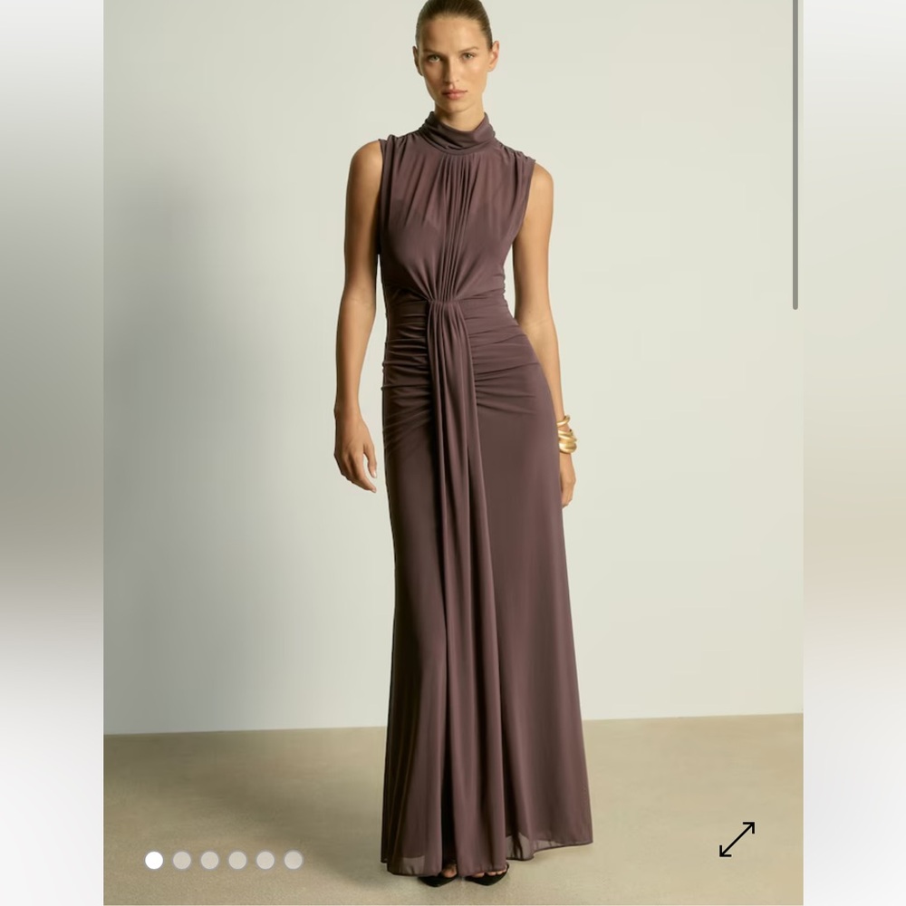 Reiss Daniella Ruched Maxi Dress